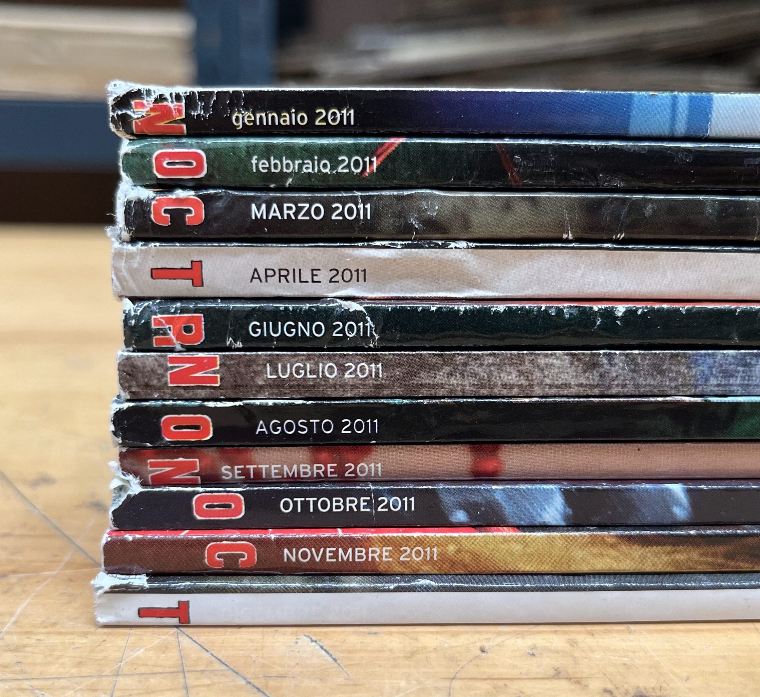 Lotto Riviste "Nocturno Cinema 2011" - 11/12 Annata Incompleta dal N°101 al N°112 (Manca N°105)