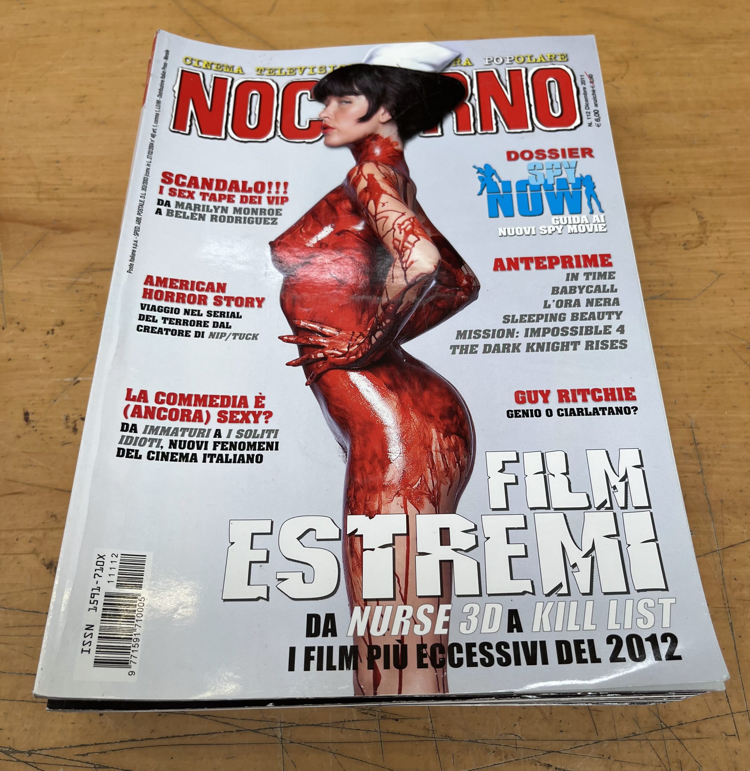 Lotto Riviste "Nocturno Cinema 2011" - 11/12 Annata Incompleta dal N°101 al N°112 (Manca N°105)