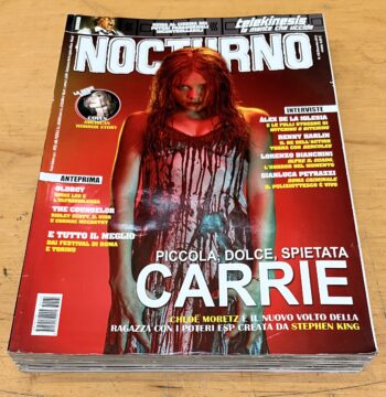 Lotto Riviste "Nocturno Cinema 2013" - 7/11 Annata Incompleta dal N°126 al N°135 (Manca N°125, 127, 128, 130)