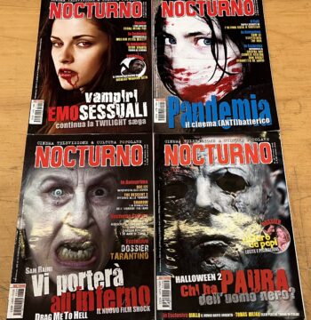 Lotto Riviste "Nocturno Cinema 2009" - Comprende 4 Numeri : 85, 86, 87, 88