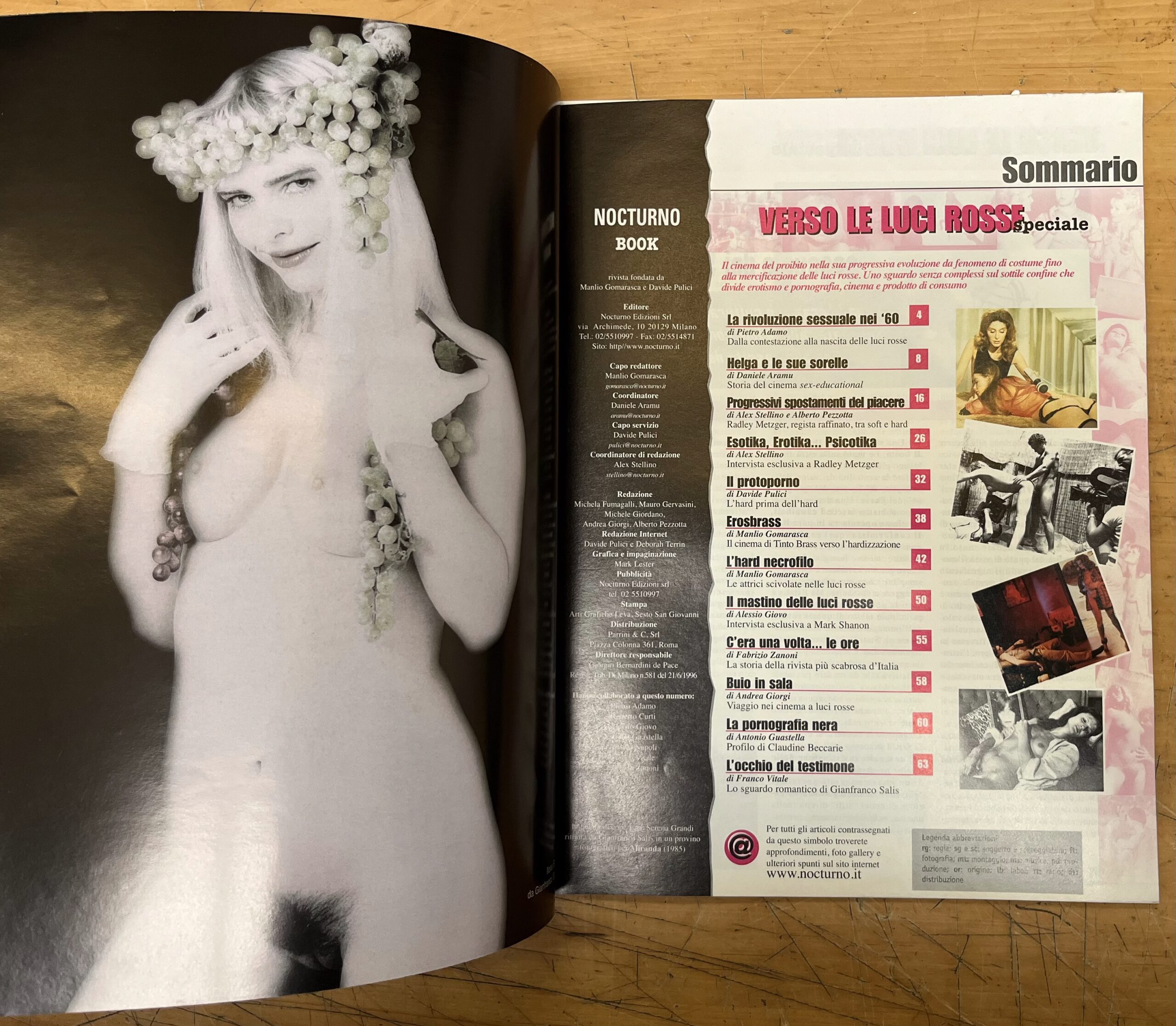 Rivista "Nocturno Book - N°5 - Verso le Luci Rosse - Gli albori del cinema del proibito" - Nocturno Edizioni Srl