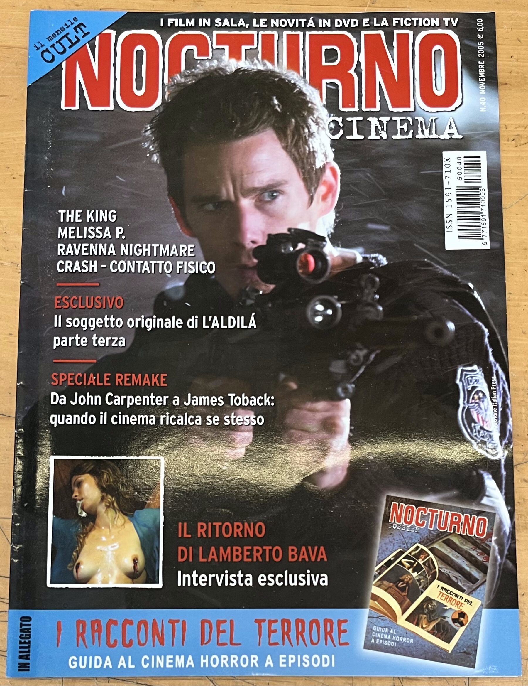 Rivista "Nocturno Cinema N°40" + "I Racconti del Terrore" - Novembre 2005 - Cinema Bis Communication Srl