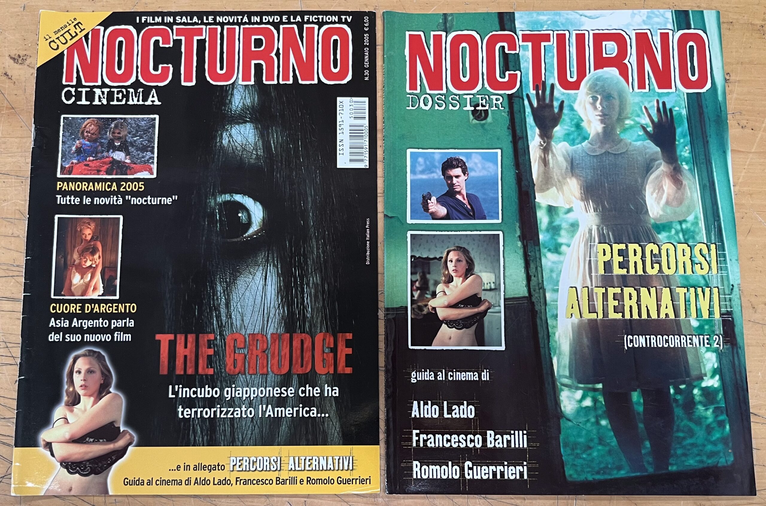 Rivista "Nocturno Cinema N°30 - The Grudge" + Dossier allegato "Percorsi Alternativi" - Gennaio 2005 - Cinema Bis Communication Srl