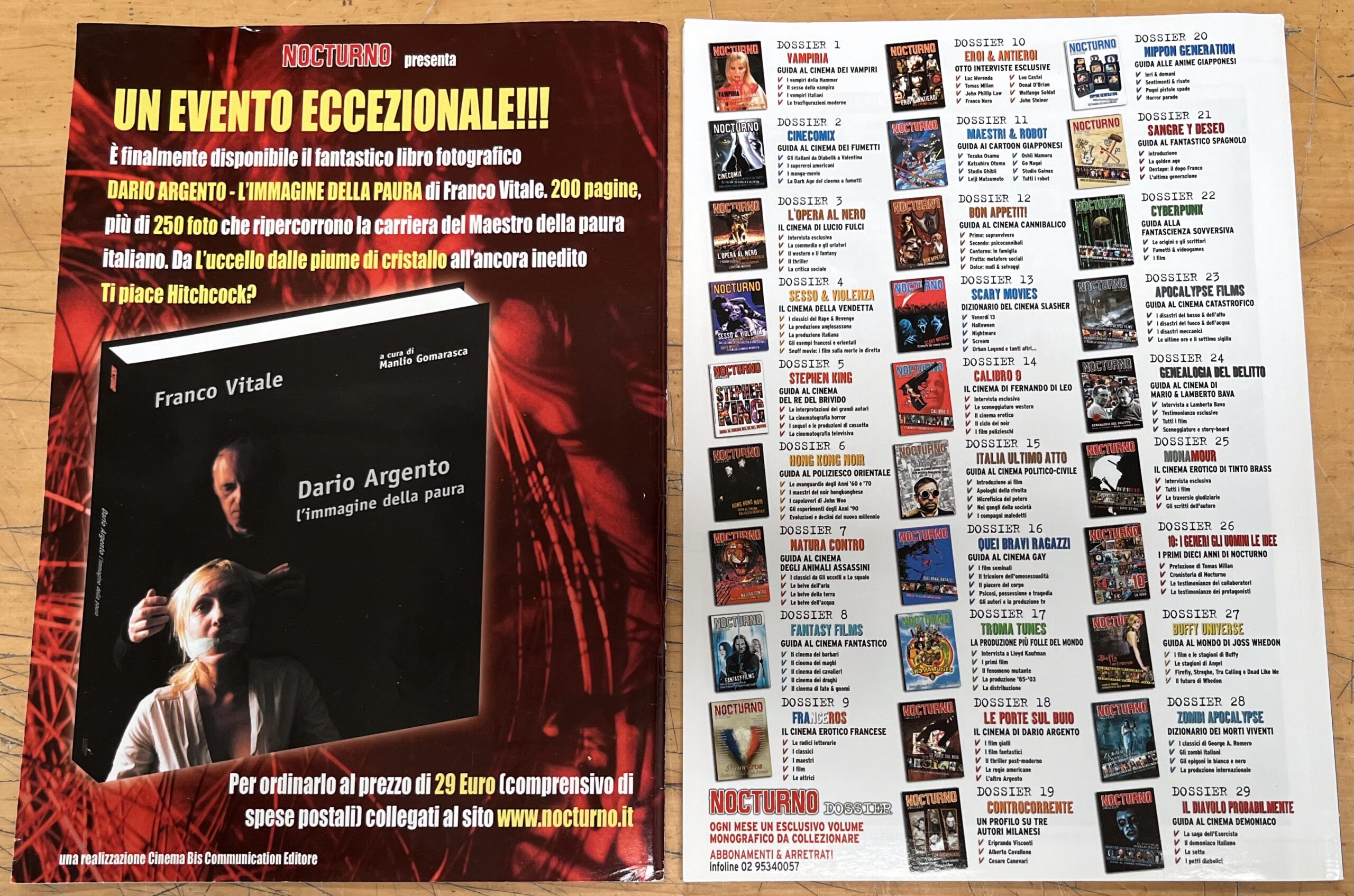 Rivista "Nocturno Cinema N°30 - The Grudge" + Dossier allegato "Percorsi Alternativi" - Gennaio 2005 - Cinema Bis Communication Srl