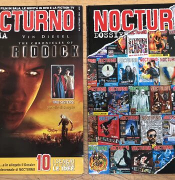Rivista "Nocturno Cinema N°26 - Vin Diesel : The Chronicles of Riddick" + Dossier allegato "10 i generi, gli uomini, le idee" - Settembre 2004 - Cinema Bis Communication Srl