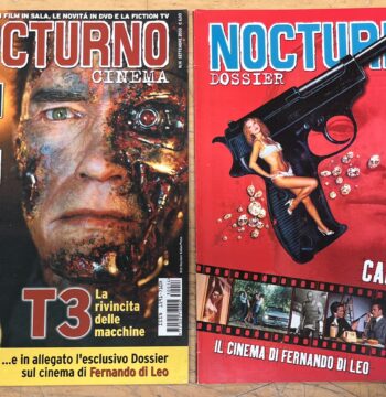 Rivista "Nocturno Cinema N°14 - T3 : La rivincita delle macchine" + Allegato "Esclusivo Dossier sul Cinema di Fernando di Leo" - Settembre 2003 - Cinema Bis Communication Srl