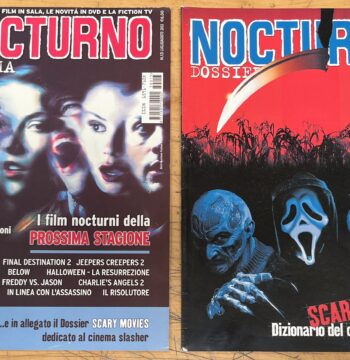 Rivista "Nocturno Cinema N°13 - I film nocturni della Prossima Stagione" + Dossier Allegato "Scary Movies" - Luglio/Agosto 2003 - Cinema Bis Communication Srl