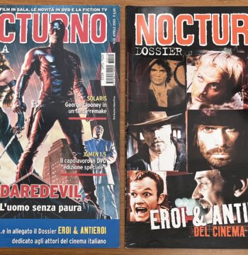 Rivista "Nocturno Cinema N°10 - Daredevil : L'uomo senza paura" + Dossier Allegato "Eroi e Antieroi" - Aprile 2003 - Cinema Bis Communication Srl