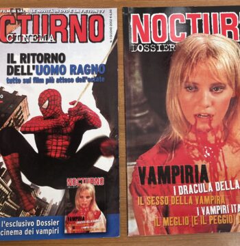Rivista "Nocturno Cinema N°1 - Il ritorno dell'Uomo Ragno" + Dossier Allegato "Vampiria" - Giugno 2002 - Cinema Bis Communication Srl