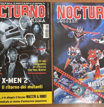 Rivista "Nocturno Cinema N°11 - X-Men 2 : Il Ritorno dei Mutanti" + Dossier Allegato "Maestri & Robot" - Maggio 2003 - Cinema Bis Communication Srl