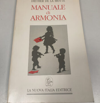 Libro Manuale di Armonia Diether de la Motte 1988