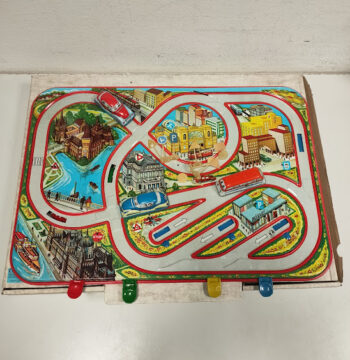 Pista in Latta Litografica Prodotta dalla "Polimetàl RT" Vintage Anni '60