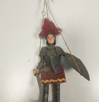 Pupo Siciliano/Marionetta Armata Tipica del Teatro delle Marionette Siciliano Anni 50/70