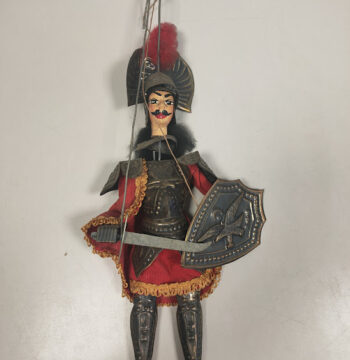 Pupo Siciliano/Marionetta Armata Tipica del Teatro delle Marionette Siciliano Anni 60/70