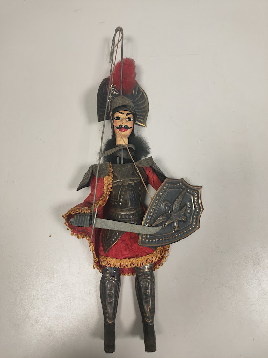 Pupo Siciliano/Marionetta Armata Tipica del Teatro delle Marionette Siciliano Anni 60/70