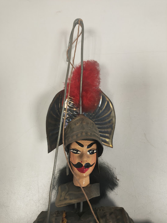 Pupo Siciliano/Marionetta Armata Tipica del Teatro delle Marionette Siciliano Anni 60/70