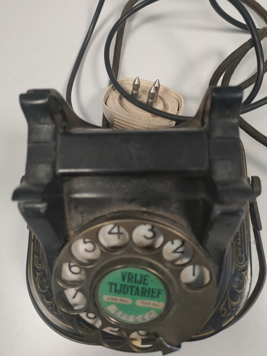Telefono Fisso Modello RTT 56A Prodotto da Atea Vintage Anni '50