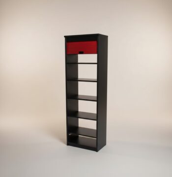 Scaffale libreria chiusura a serratura