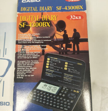 Agenda Elettronica Casio Digital Diary SF-4300BX Vintage Anni 90