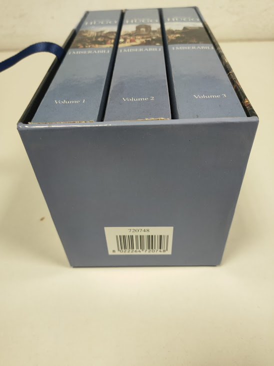Cofanetto Libri 3 Volumi I Miserabili Victor HUGO 2002