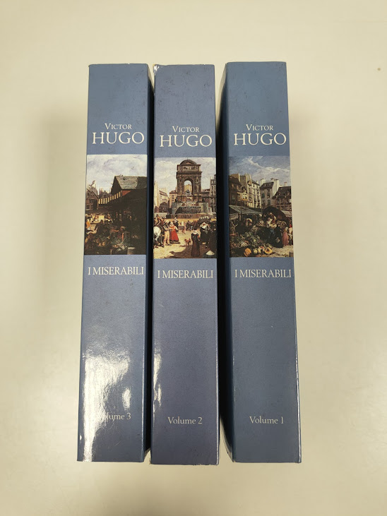 Cofanetto Libri 3 Volumi I Miserabili Victor HUGO 2002