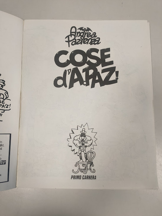 Fumetto Cose D'Apaz! Andrea Pazienza Grandi Albi 1980