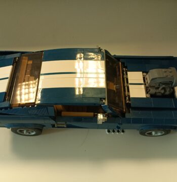 Lego Mustang blu/bianca