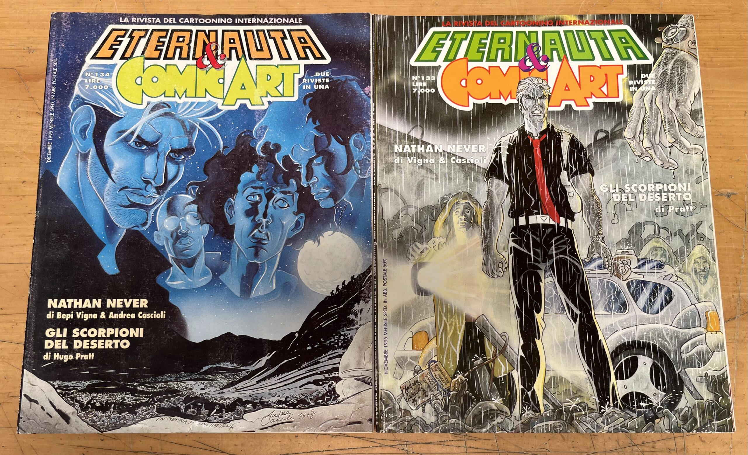 Fumetti "Comic Art & L'Eternauta" - N°133-134 - Anno 1995 - Novembre Dicembre
