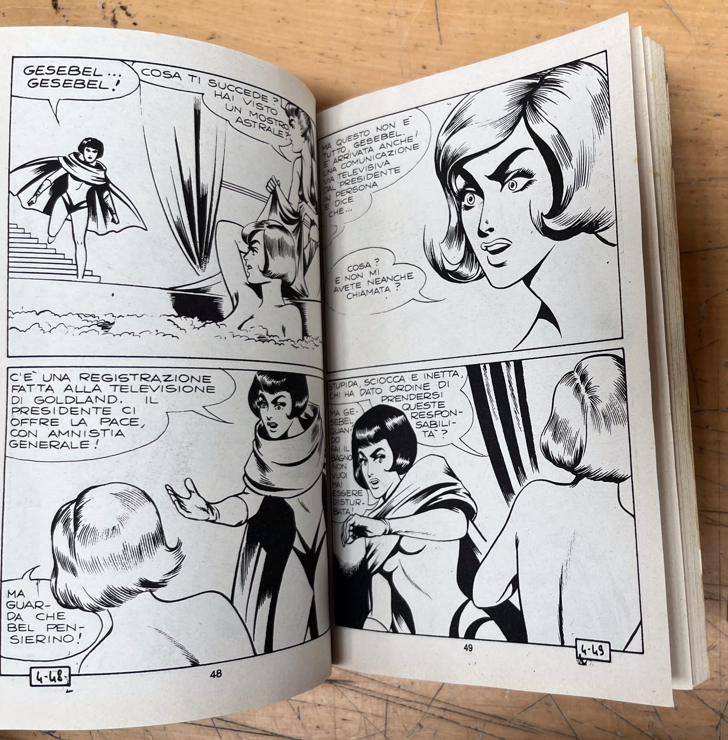 Fumetto "Gesebel" N°4 La Notte dei Pipistrelli - Max Bunker Press 1990