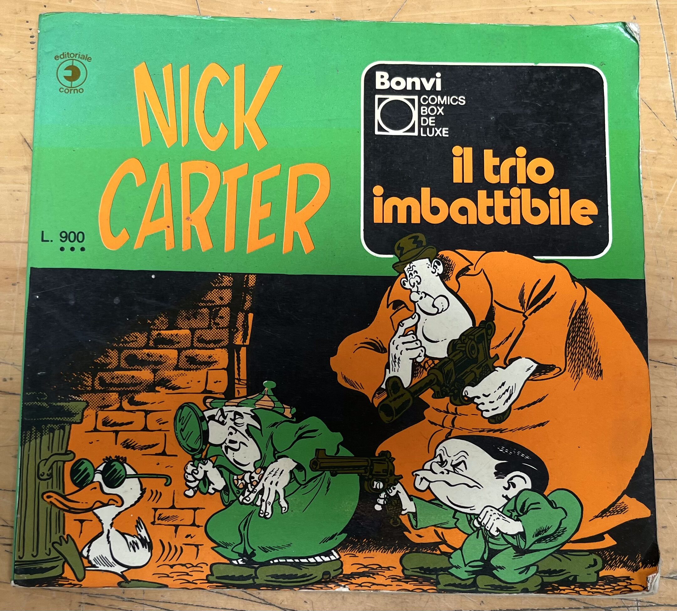 Fumetto "Nick Carter : Il Trio Imbattibile" N°15 - Bonvi - Editoriale Corno 1976