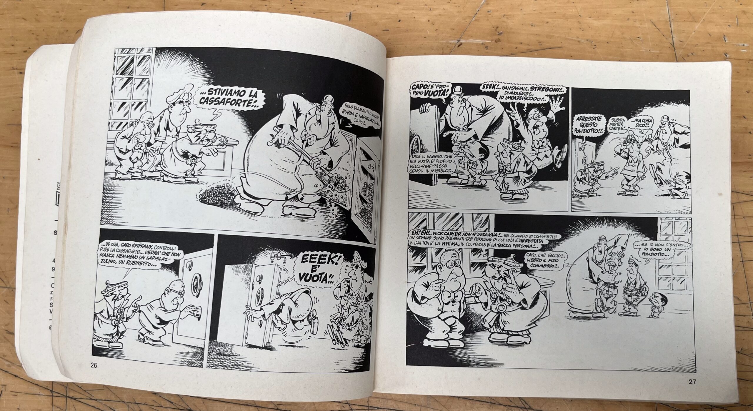 Fumetto "Nick Carter : Il Trio Imbattibile" N°15 - Bonvi - Editoriale Corno 1976