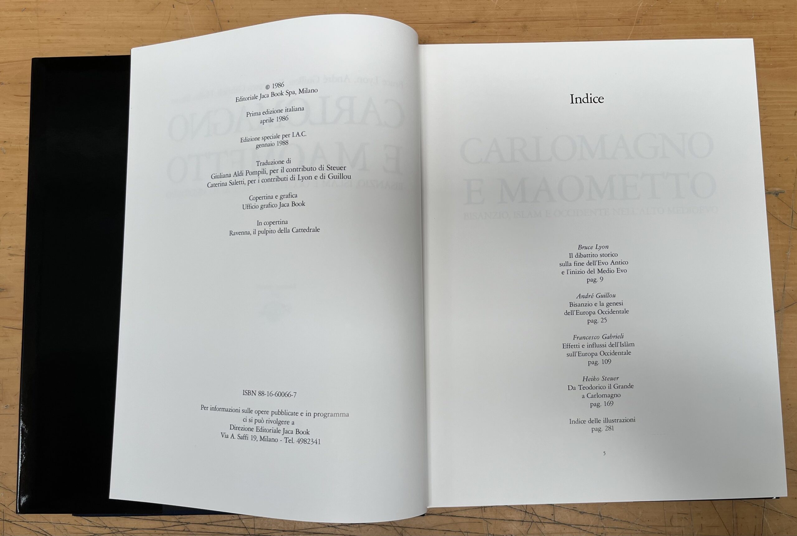 Libro "Carlo Magno e Maometto" - Serie "Le Grandi Stagioni" - Edizione Jaca Book 1988