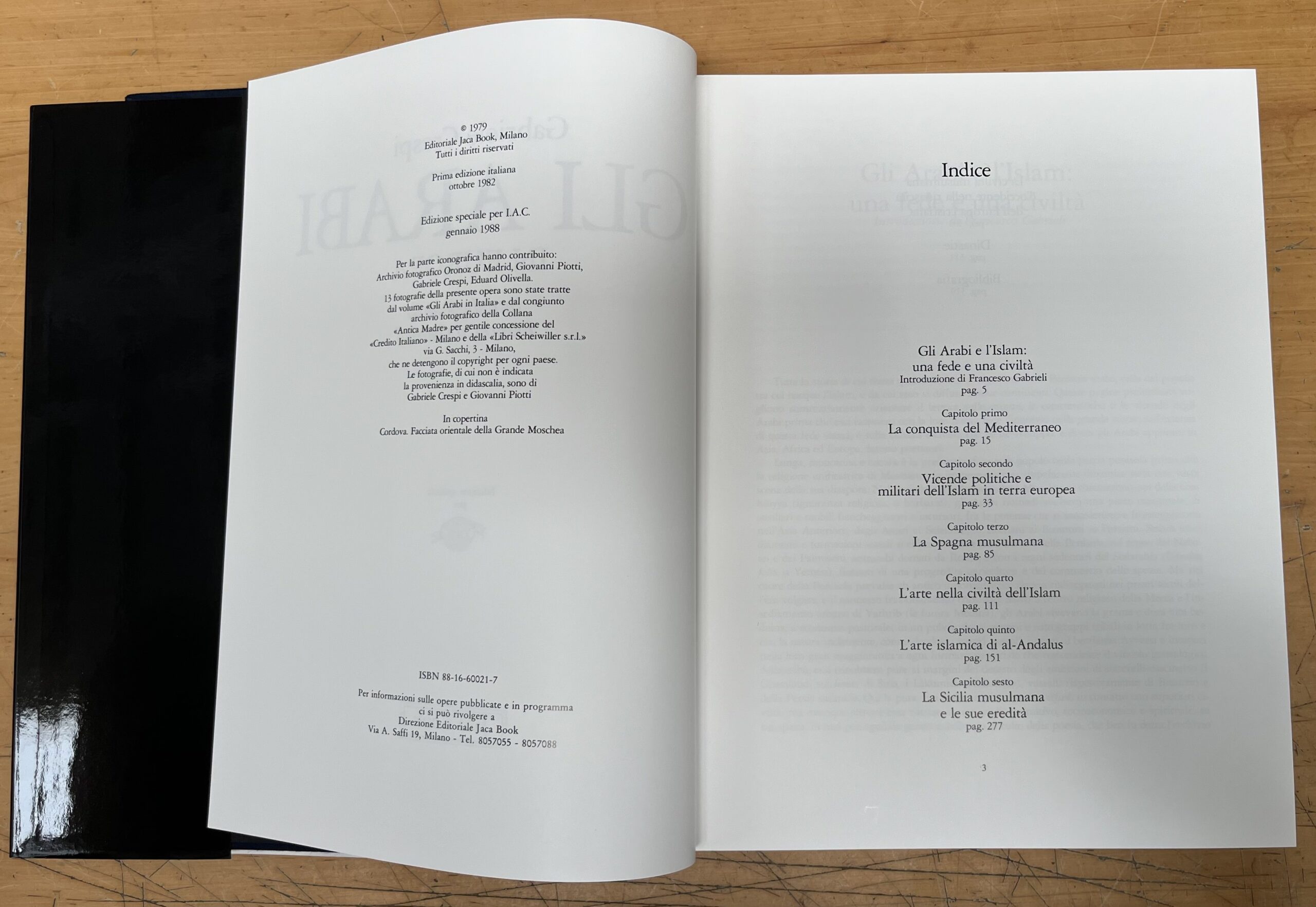 Libro "Gli Arabi in Europa" - Serie "Le Grandi Stagioni" - Edizione Jaca Book 1988