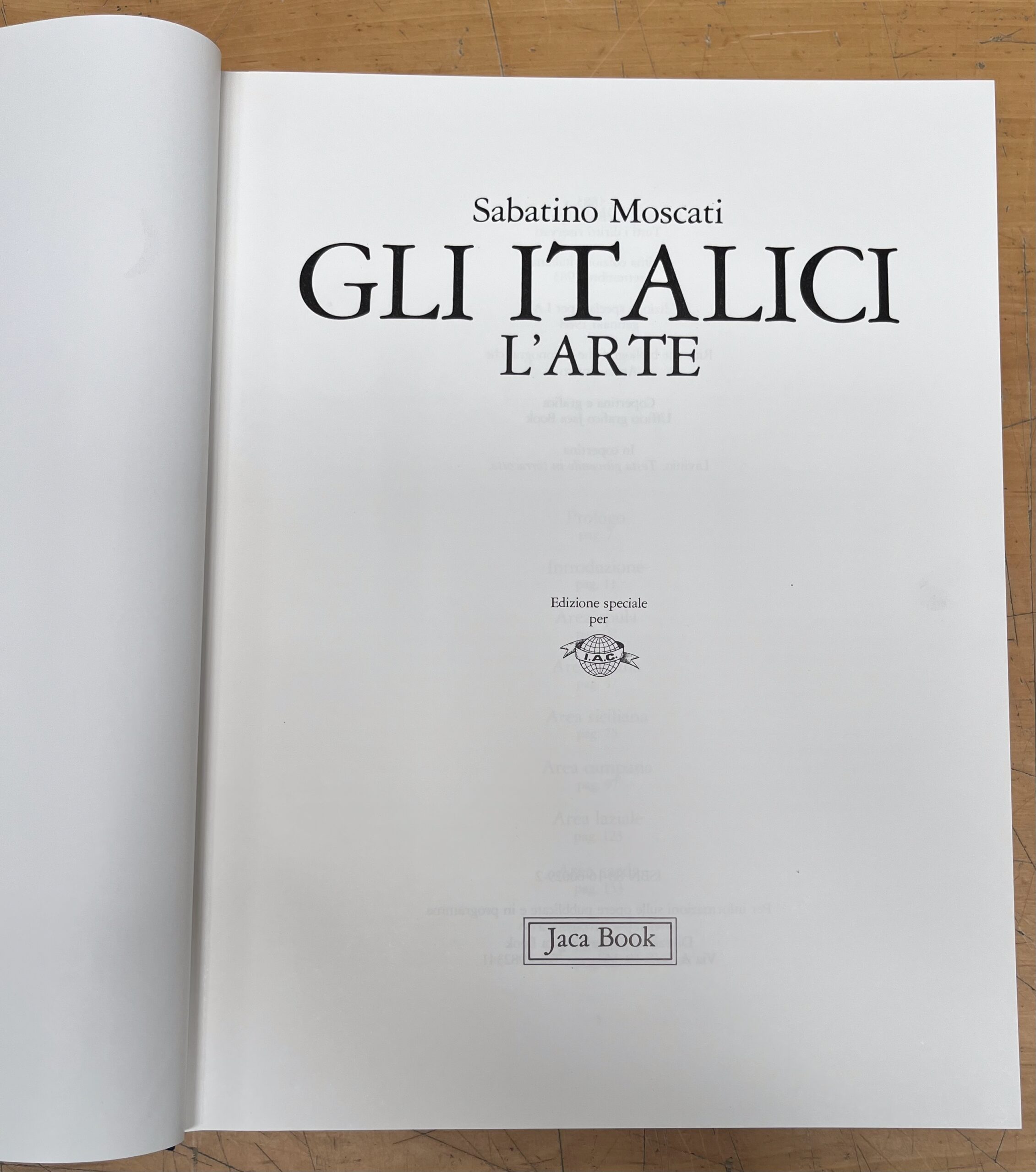 Libro "Gli Italici : L'Arte" - Serie "Le Grandi Stagioni" - Edizione Jaca Book 1988