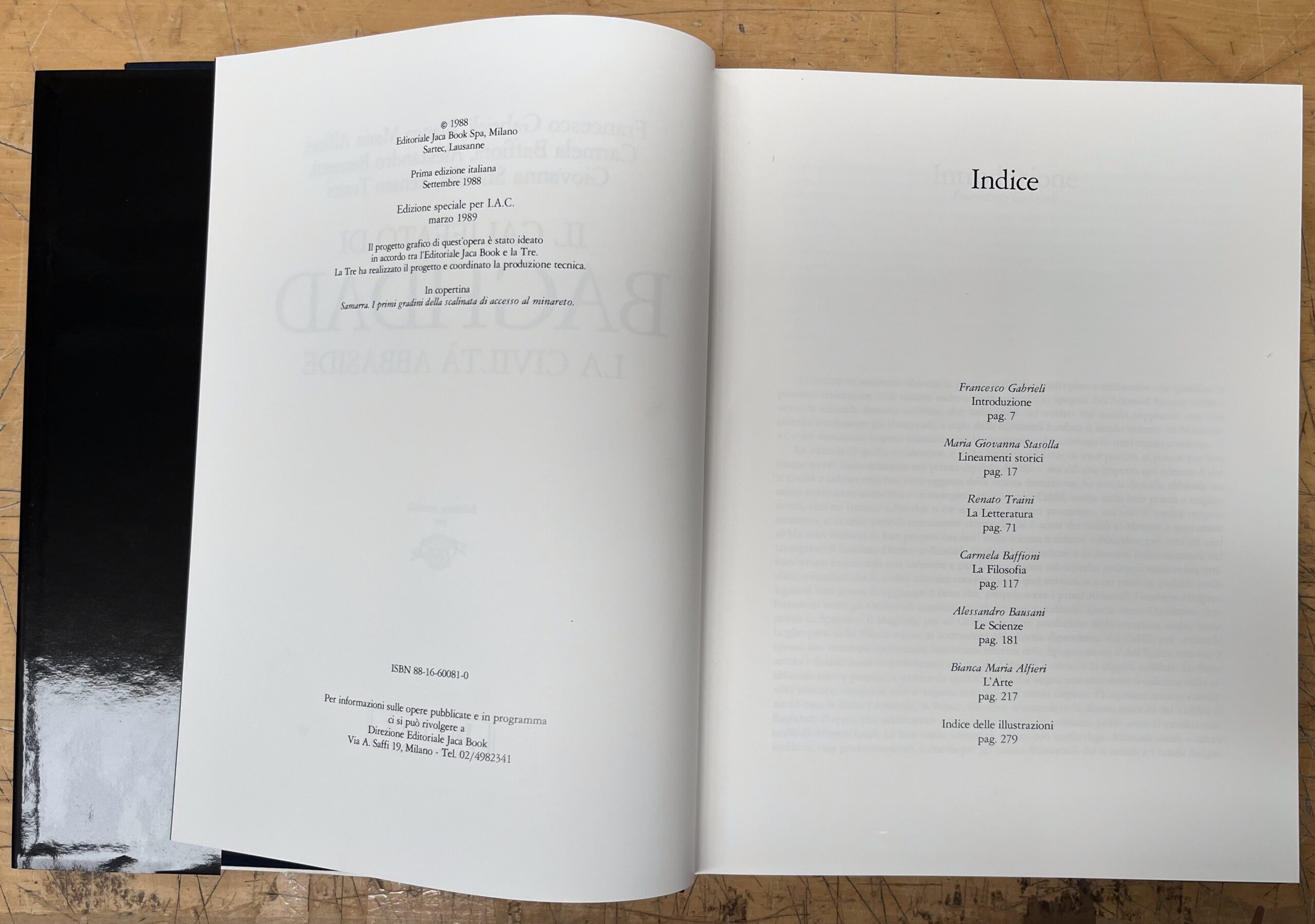 Libro "Il Califfato di Baghdad" - Serie "Le Grandi Stagioni" - Edizione Jaca Book 1989