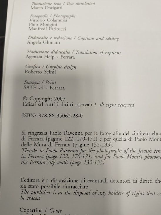 Libro Ferrara Un Racconto di Luce nel Tempo 2007