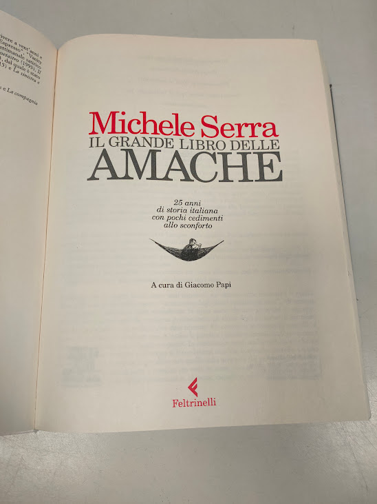 Libro Michele Serra Il Grande Libro delle Amache 2017