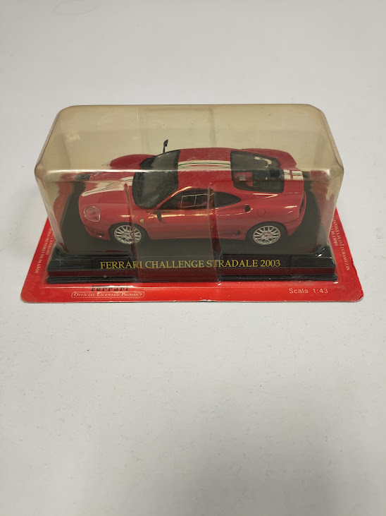 Modellino Ferrari Challenge Stradale 2003 Scala 1:43 Vintage Anni '2000