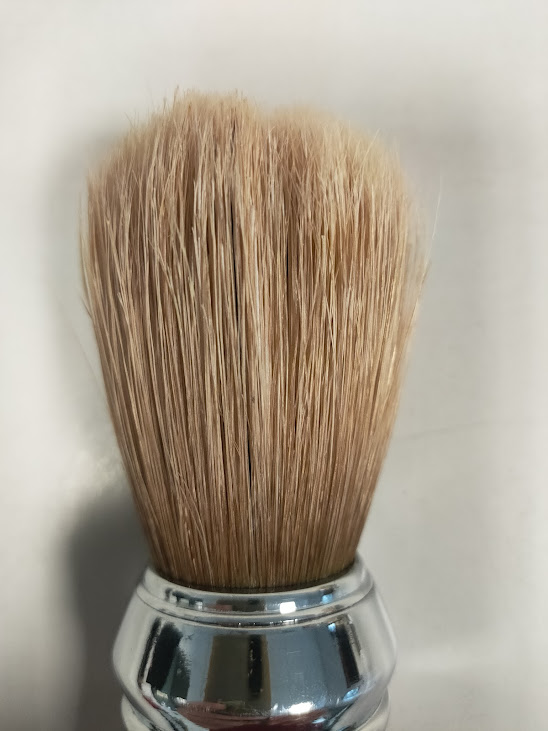 Pennello da Barba "Omega 48" con Manico in Plastica Cromata