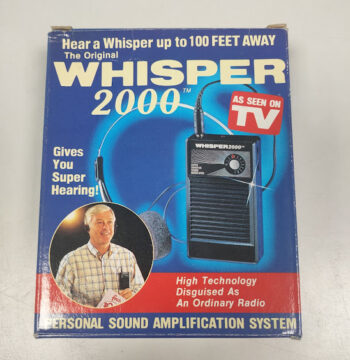 Sistema di Amplificazione del Suono Whisper 2000 Vintage 1991