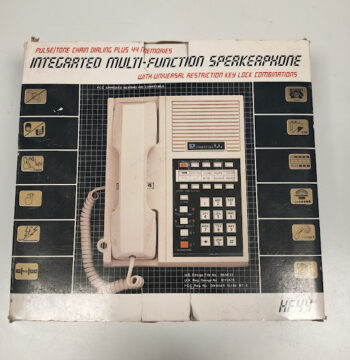 Telefono Fisso Vintage Modello HF49 con Vivavoce Integrato anni '80