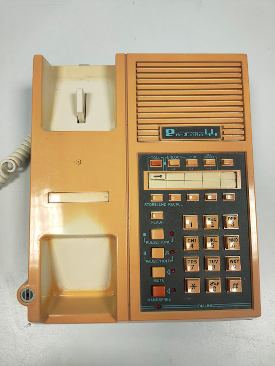 Telefono Fisso Vintage Modello HF49 con Vivavoce Integrato anni '80