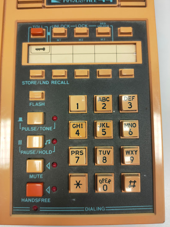 Telefono Fisso Vintage Modello HF49 con Vivavoce Integrato anni '80