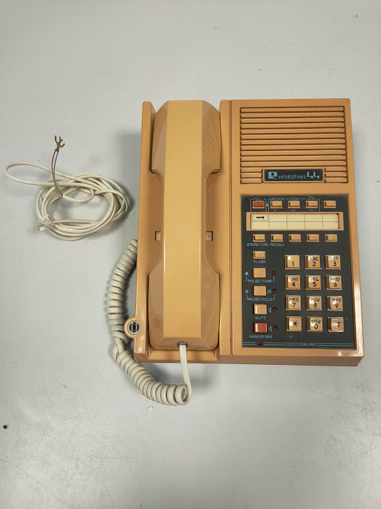 Telefono Fisso Vintage Modello HF49 con Vivavoce Integrato anni '80