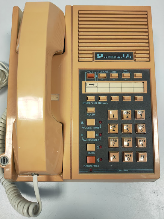 Telefono Fisso Vintage Modello HF49 con Vivavoce Integrato anni '80