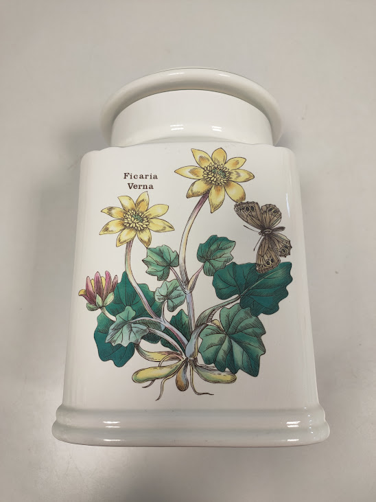 Barattolo in Ceramica Prinknash pottery della Linea Florabunda Vintage Anni '70