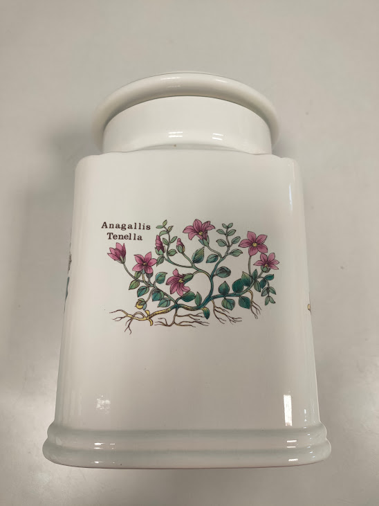 Barattolo in Ceramica Prinknash pottery della Linea Florabunda Vintage Anni '70