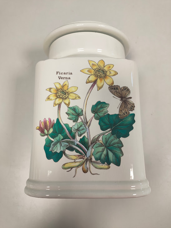 Barattolo in Ceramica Prinknash pottery della Linea Florabunda Vintage Anni '70