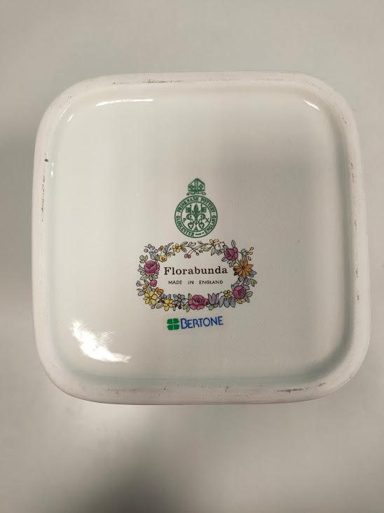 Barattolo in Ceramica Prinknash pottery della Linea Florabunda Vintage Anni '70