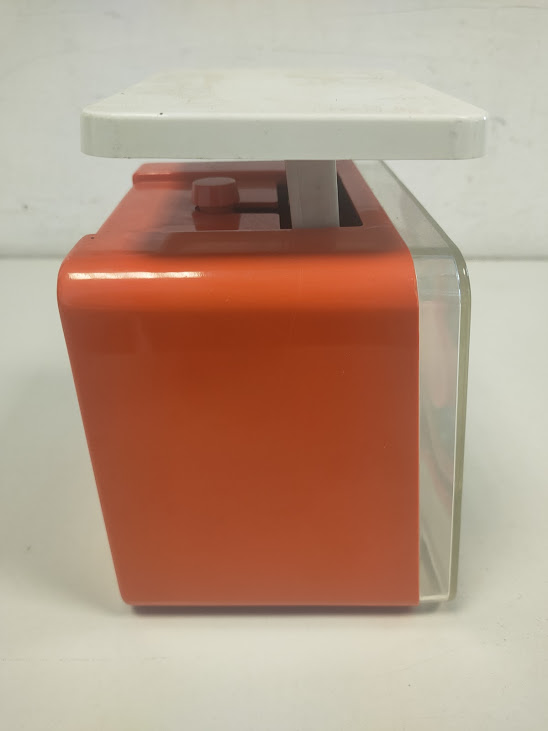 Bilancia da Cucina Hanson Arancione Vintage degli Anni '70